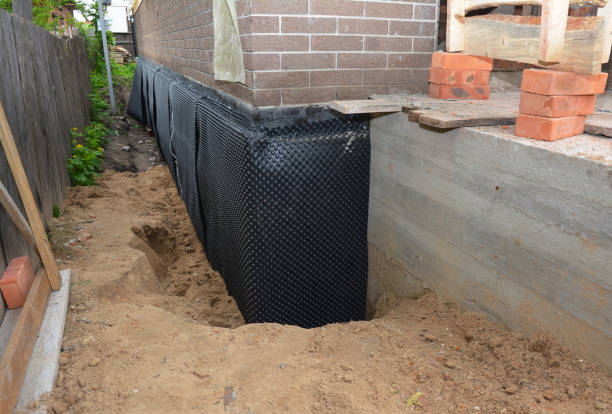 Happy homeowners after waterproofing job in Allen Park